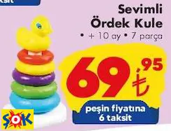 GOKİDY SEVİMLİ ÖRDEK KULE OYUNCAK GOKİDY SEVİMLİ ÖRDEK KULE OYUNCAK